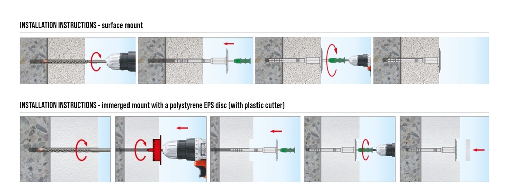 WKTHERM S-8 Schroefplug Steen/Beton | ETA-Gecert.
